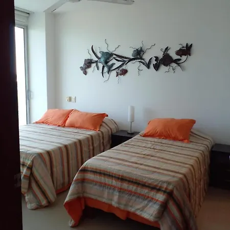 2mv-5g De 2 Alc Vista Al Mar Con A A Piscina Y Wifi Apartamento Cartagena