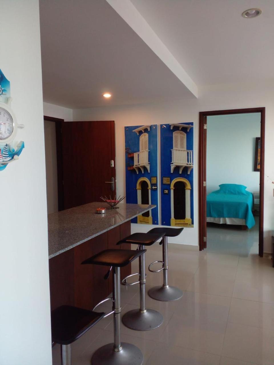 Apartamento 2mv-5g De 2 Alc Vista Al Mar Con A A Piscina Y Wifi Cartagena