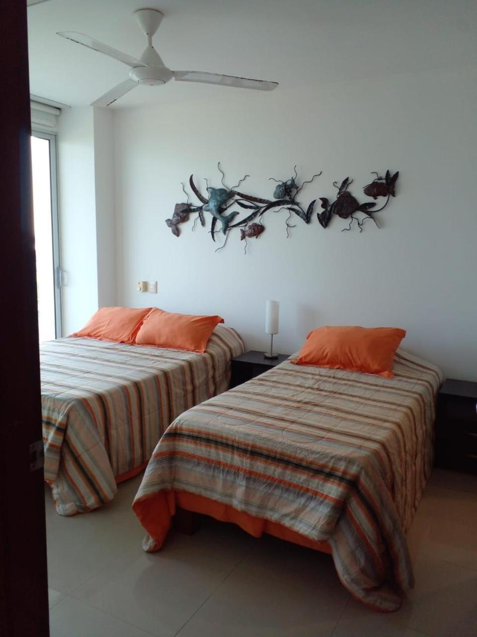 2mv-5g De 2 Alc Vista Al Mar Con A A Piscina Y Wifi Apartamento Cartagena